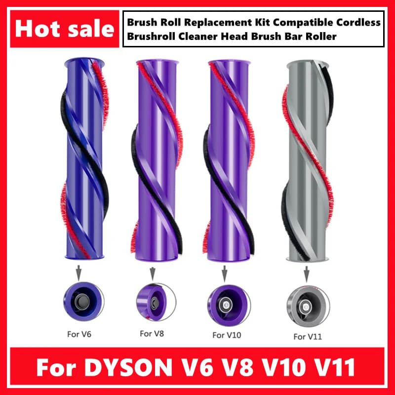 Brosse à rouleau électrique à entraînement direct pour Dyson V6 V8 V10 V11, remplacement de la bross