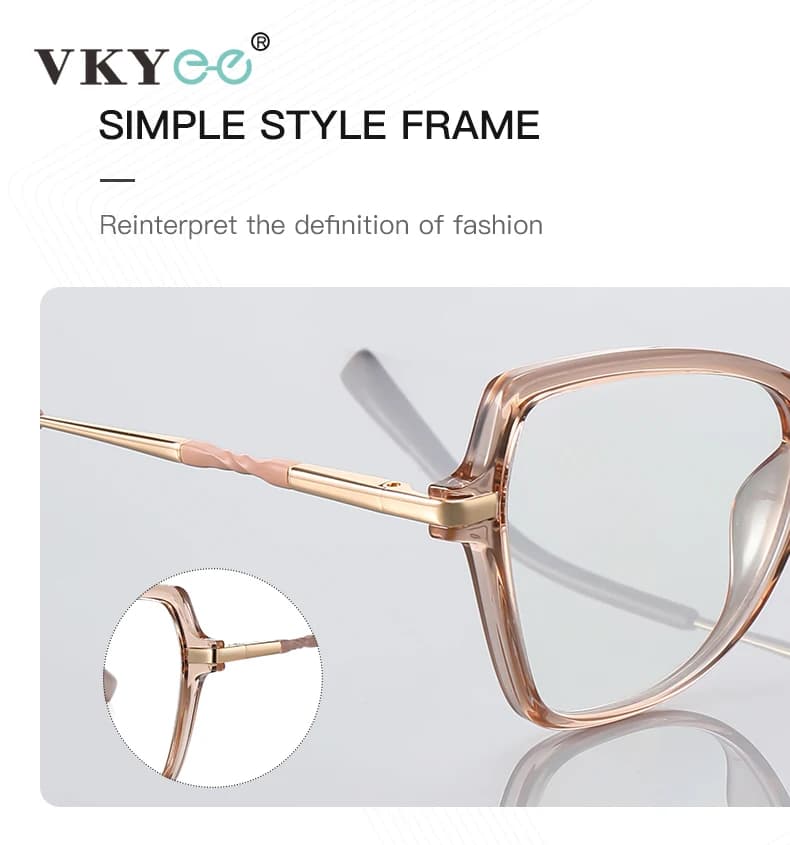 VICKY grande mode papillon conception lunettes montures femmes Anti-lumière bleue lunettes de lectur