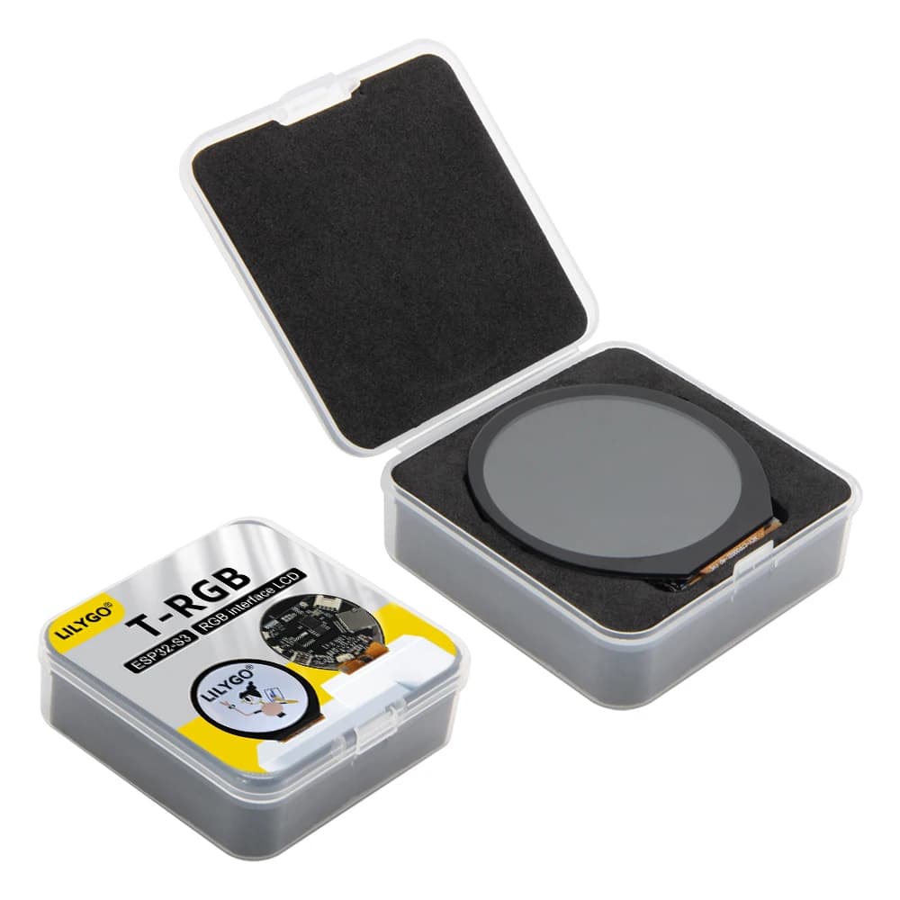 LILYGO® T-RGB ESP32-S3 Carte de développement ST7701S, écran tactile LCD rond T-RGB, ESP32-S3, 2.1, 