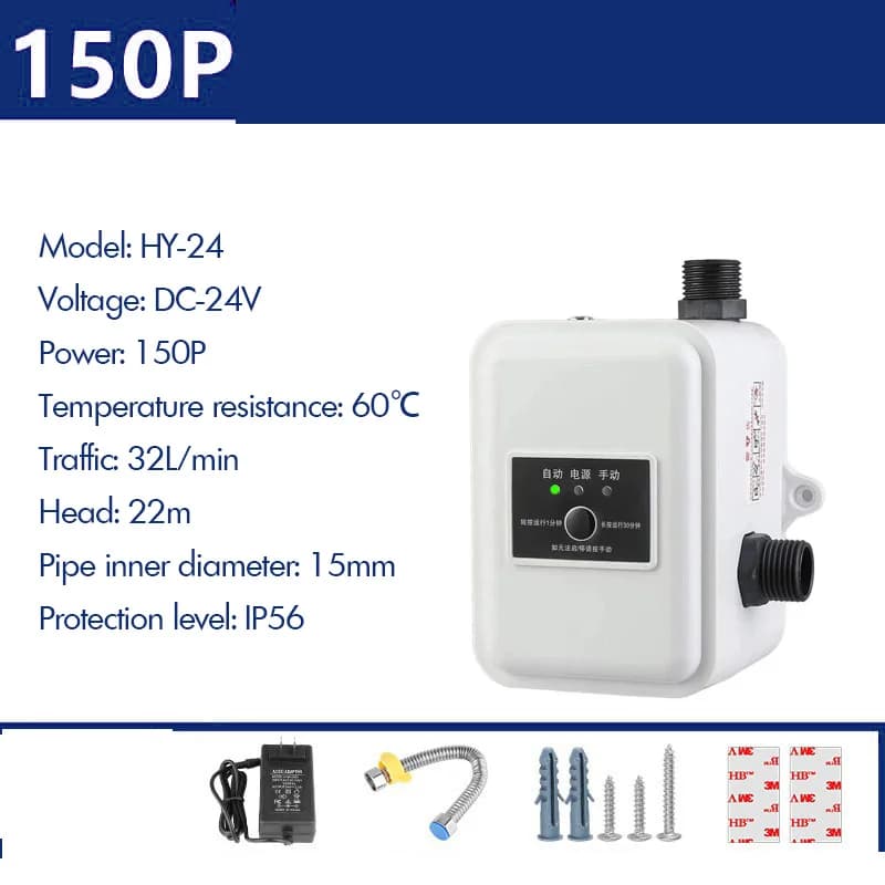 Pompe de surpression pour eau maison 24V pompe à eau de surpression automatique de pression de douch