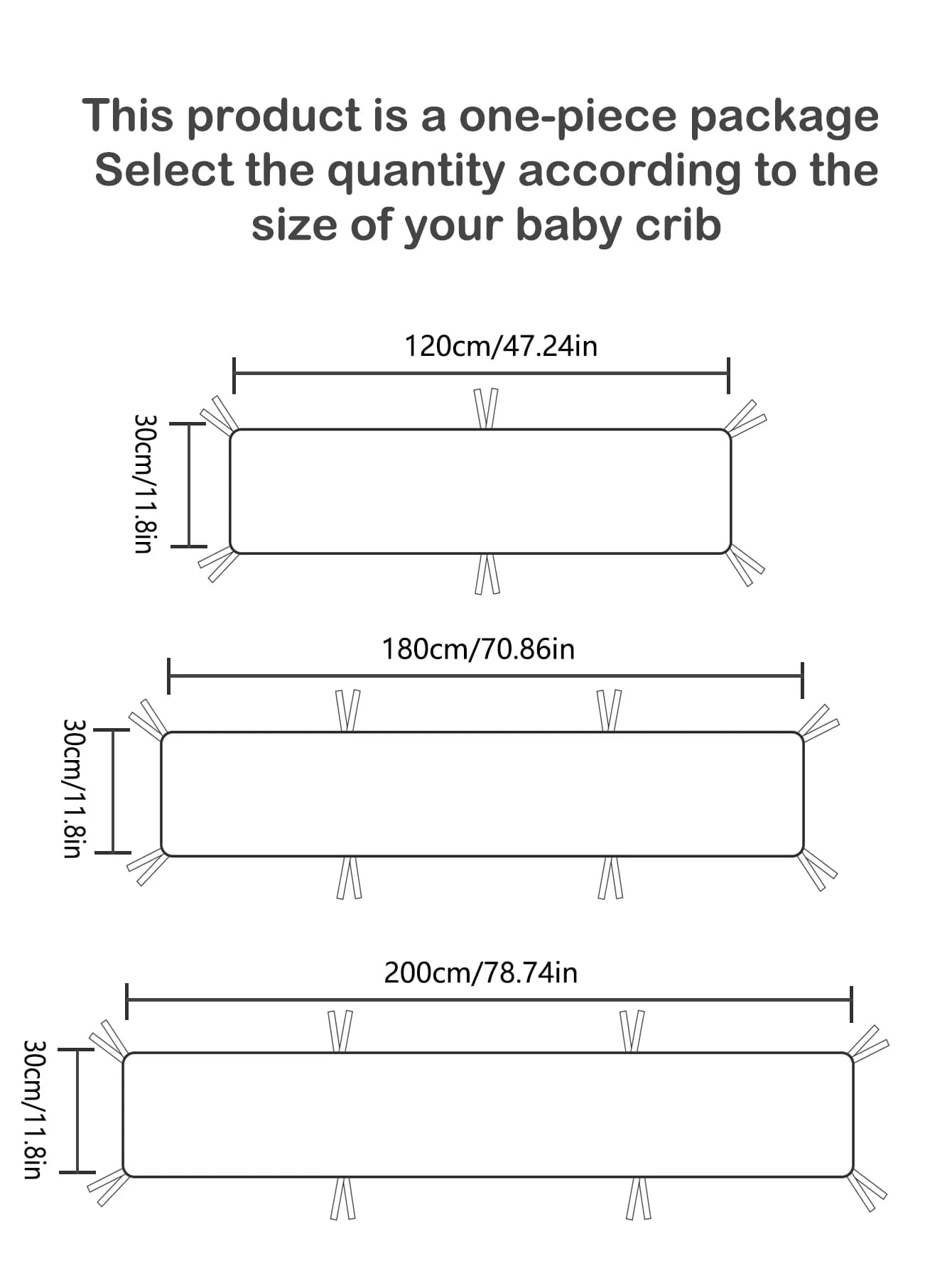 Rail de protection pour berceau de bébé, rembourrage doux, doublure de pare-chocs pour berceau de bé