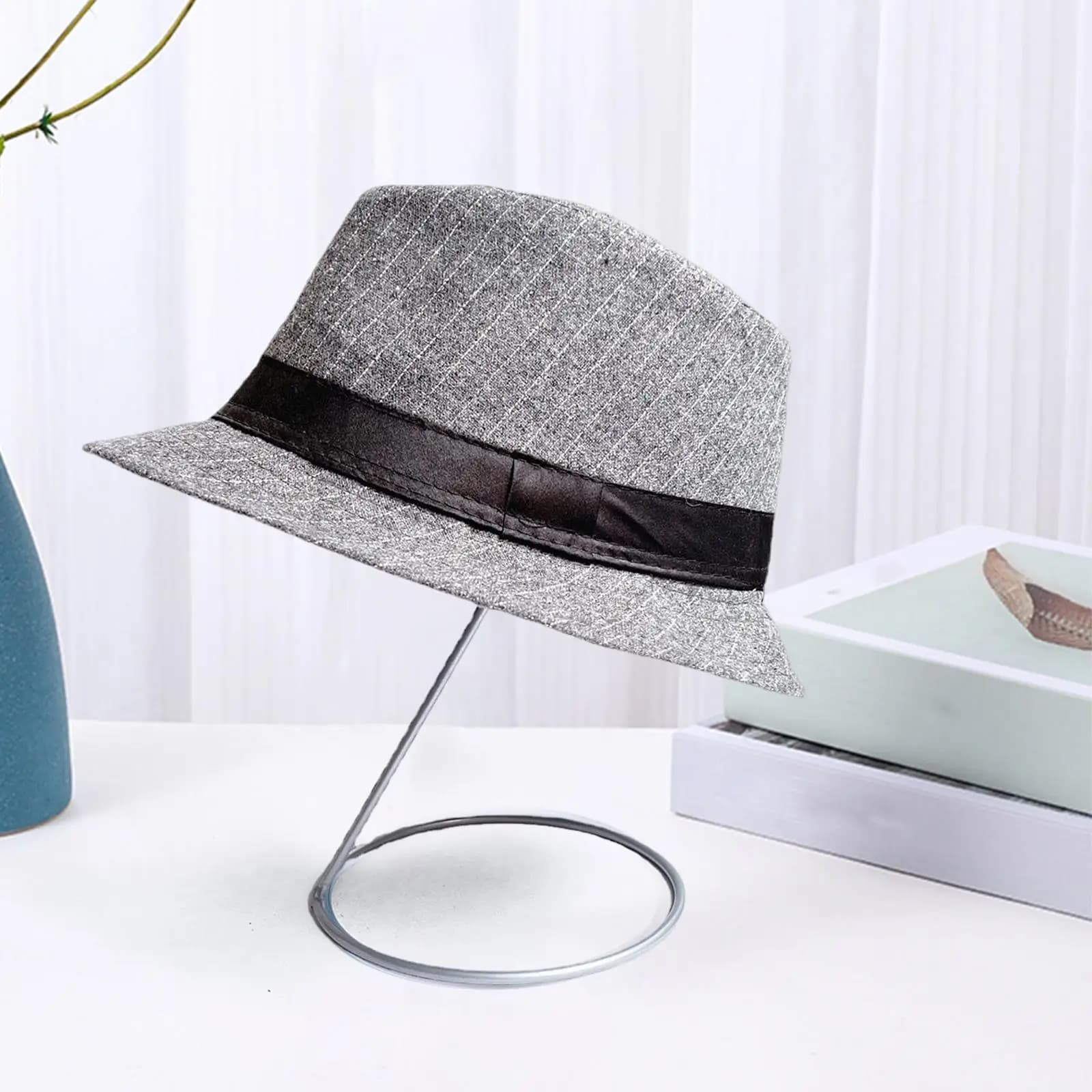 Support à chapeaux, organisateur simple pour le rangement à domicile et en magasin, présentoir de ch