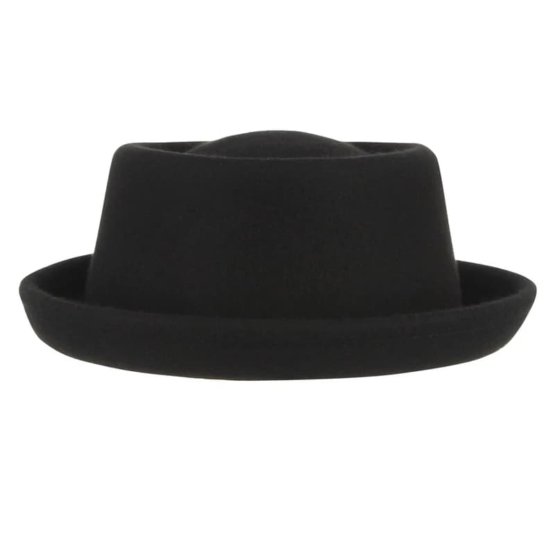 Chapeau Fedora 100% laine pour tarte de porc, pour femmes et hommes, automne et hiver, chapeau de po