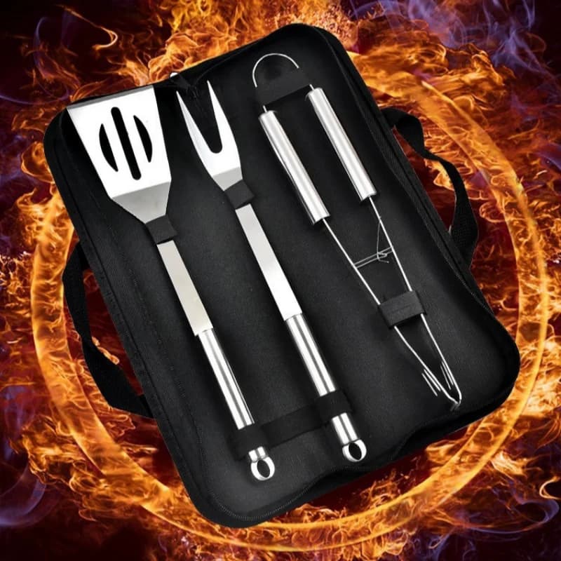 Ensemble d'outils de Barbecue, accessoires d'ustensiles de Barbecue en acier inoxydable, ensemble d'