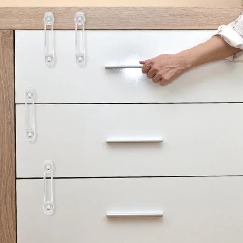 Serrure de sécurité multifonctionnelle pour bébé et enfant, serrure de sécurité pour tiroir et réfri