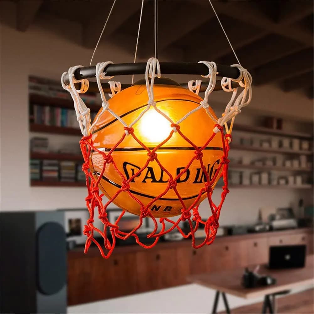 Led plafond lustre pendentif lampe suspendue allée lampe basket-ball Football luminaire pour la mate