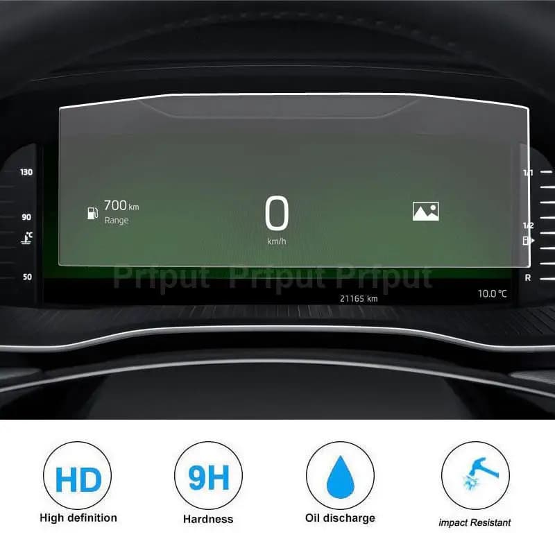 Film de protection pour écran LCD en verre trempé, autocollant pour tableau de bord, accessoires pou