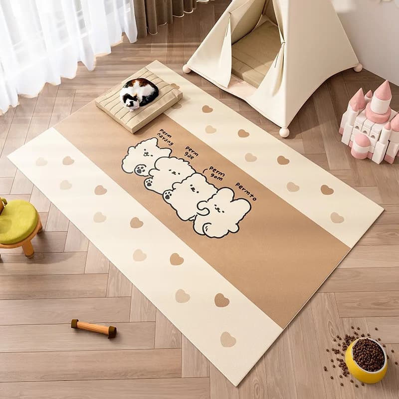 Polymères coordonnants pour animaux de compagnie, tapis pour chats et chiens, coussin de degré d'usu