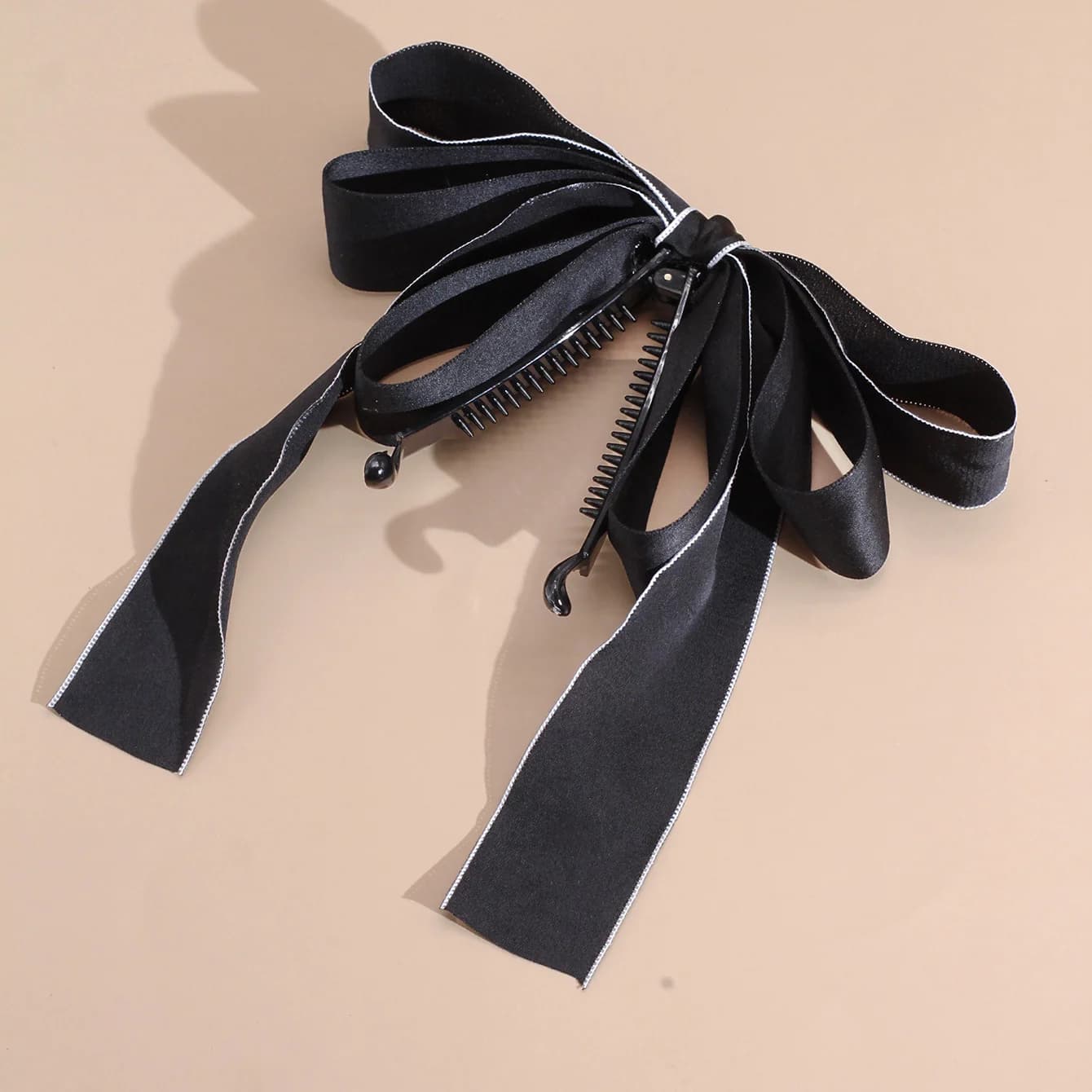 Lystrfac nouveau nœud Hairgrps cheveux griffe arc pinces à cheveux pour femmes filles arrière tête é