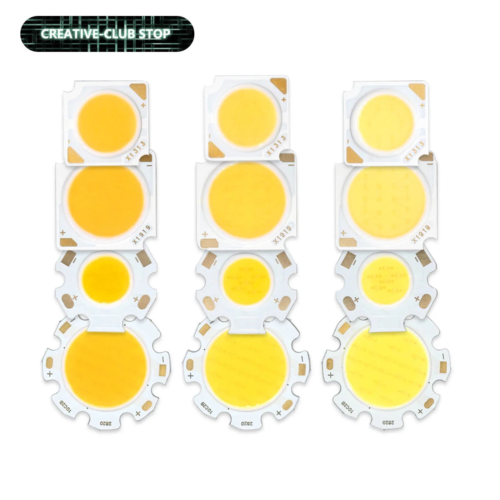 Bridgelux COB puce LED 3W 5W 7W 10W 20W 30W 40W Diode électroluminescente LED Module matrice 1313 20