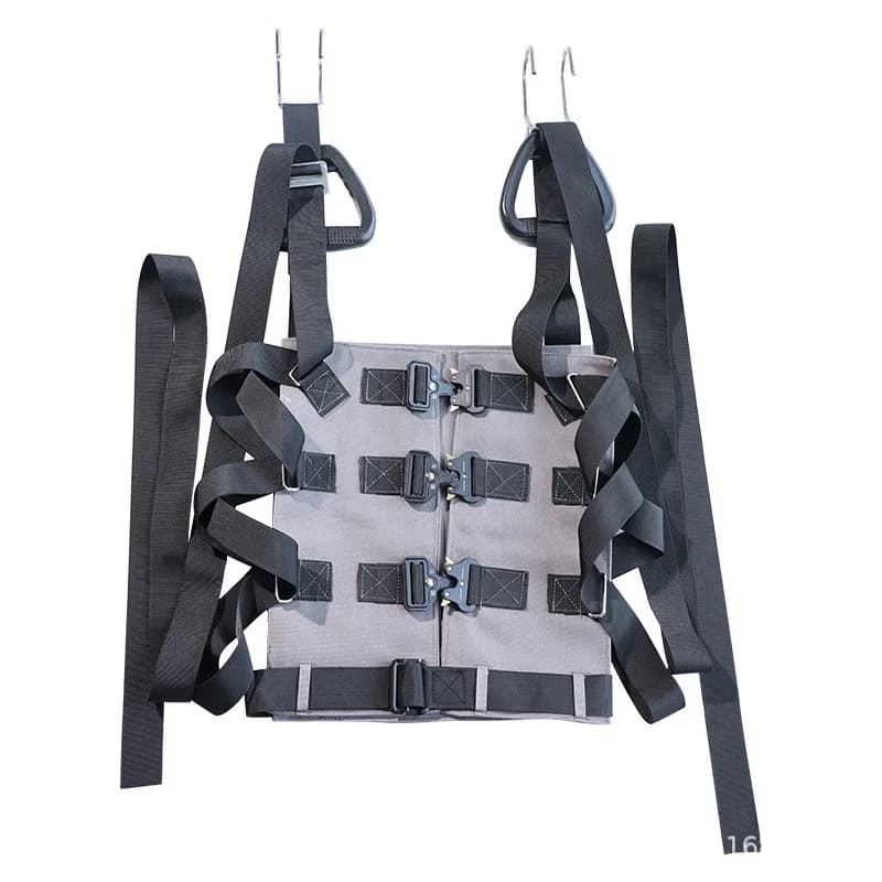 Ceinture de Traction lombaire, civière de rééducation lombaire Portable à domicile, ceinture d'étire