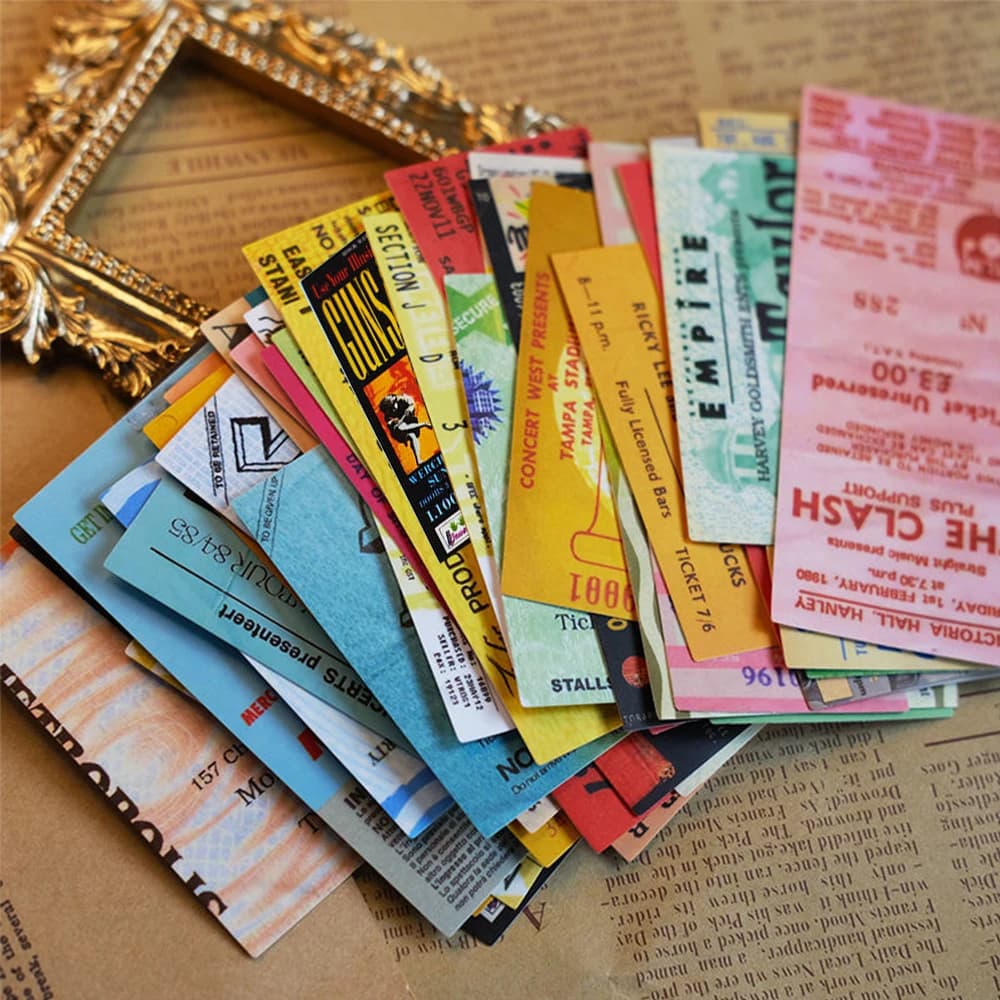 Autocollants Rock Music Ticket Graffiti pour enfants, bande rétro, décalcomanie, jouets, cool, étanc