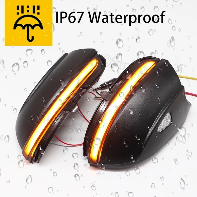 Clignotant ociamique à LED pour Volkswagen VW Passat CC 2008-2016, Indicateur de Rétroviseur Latéral