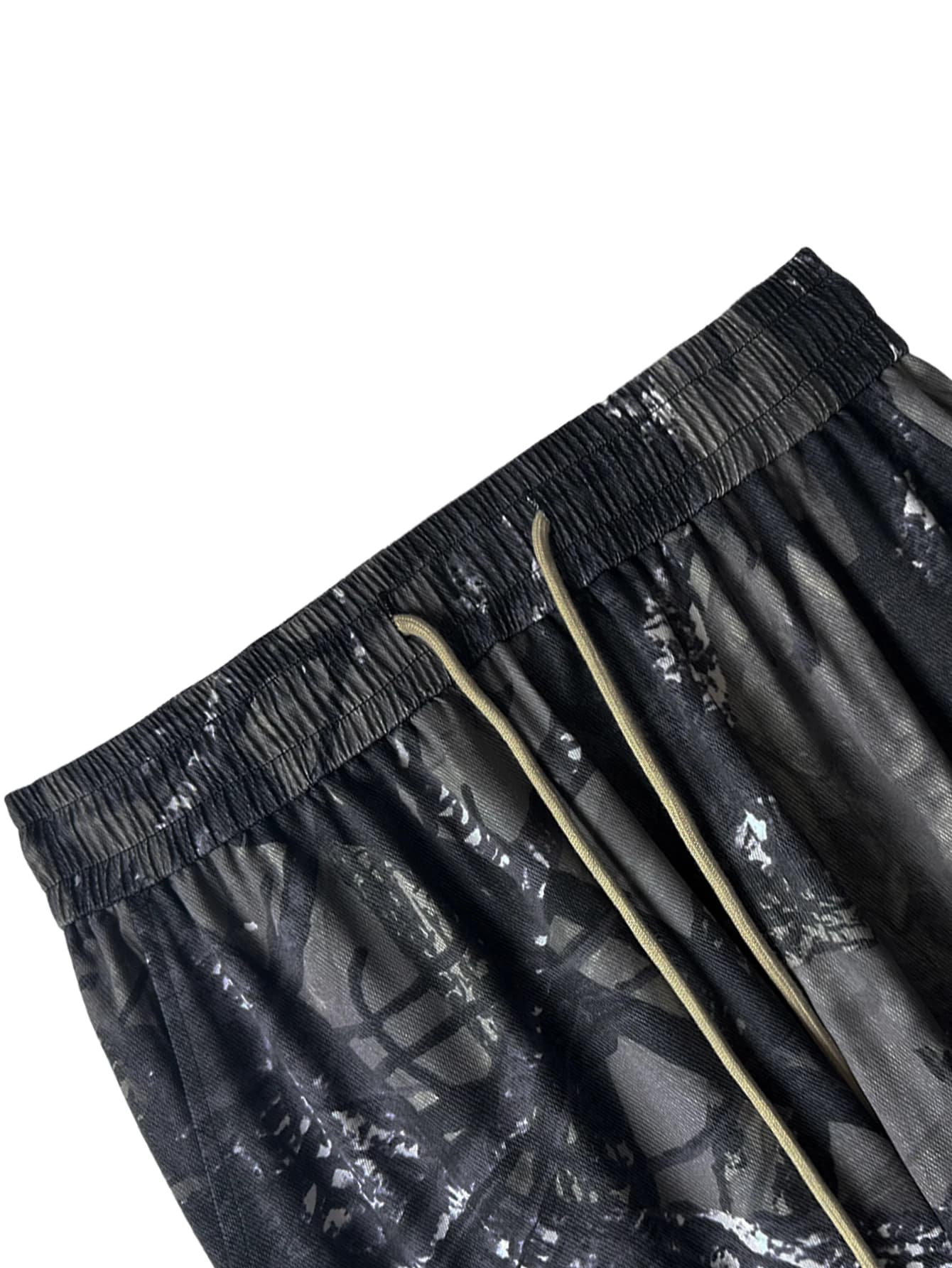 Short de travail à la mode pour hommes, short à jambes larges imprimé numérique décontracté pour l'e