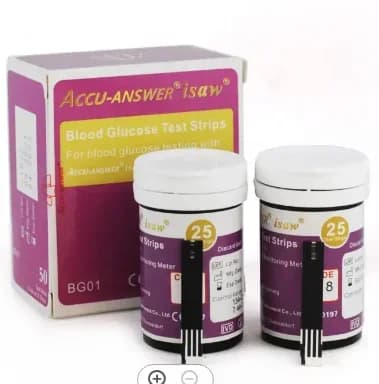 Accu-ANSWER isaw Check rapide Classe II Classification des instruments Test sanguin 4 en 1 bandelett