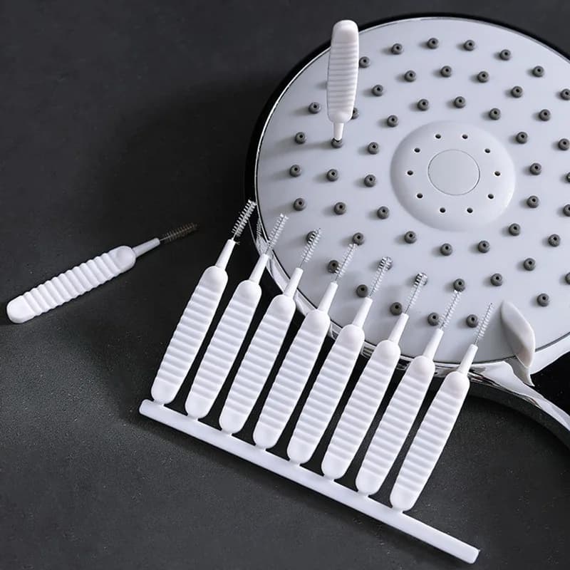 Brosse de nettoyage de douche, 10 à 500 pièces, Micro buse de brosse en Nylon, outils de nettoyage A