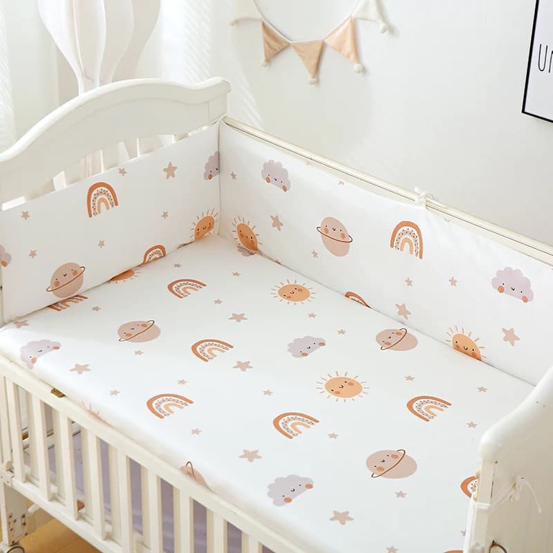 Rail de protection pour berceau de bébé, rembourrage doux, doublure de pare-chocs pour berceau de bé