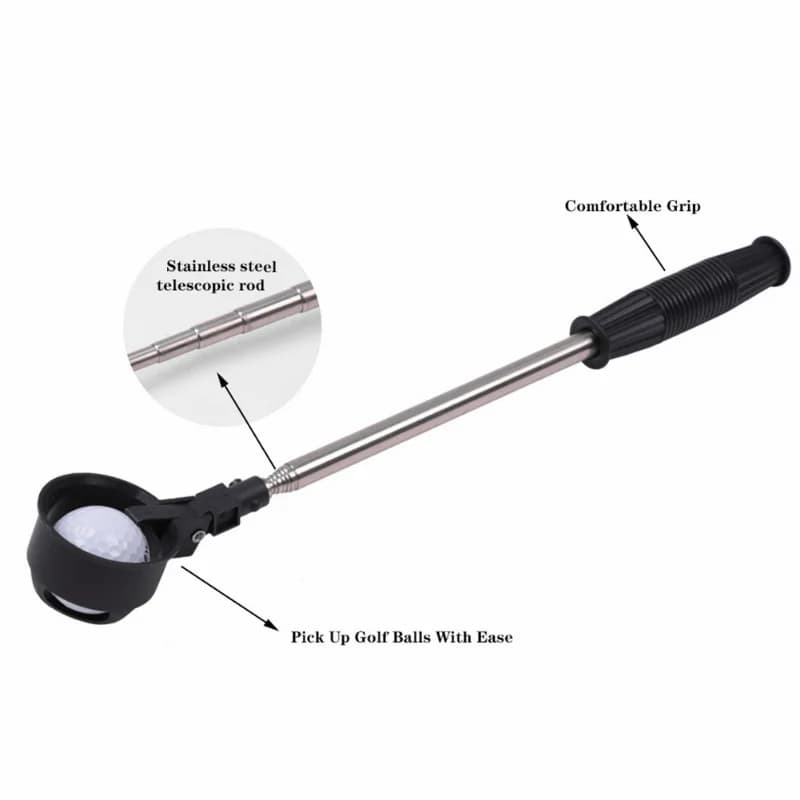 Outils de ramassage de balle de Golf, receveur de balle de Golf télescopique, aide à l'entraînement 