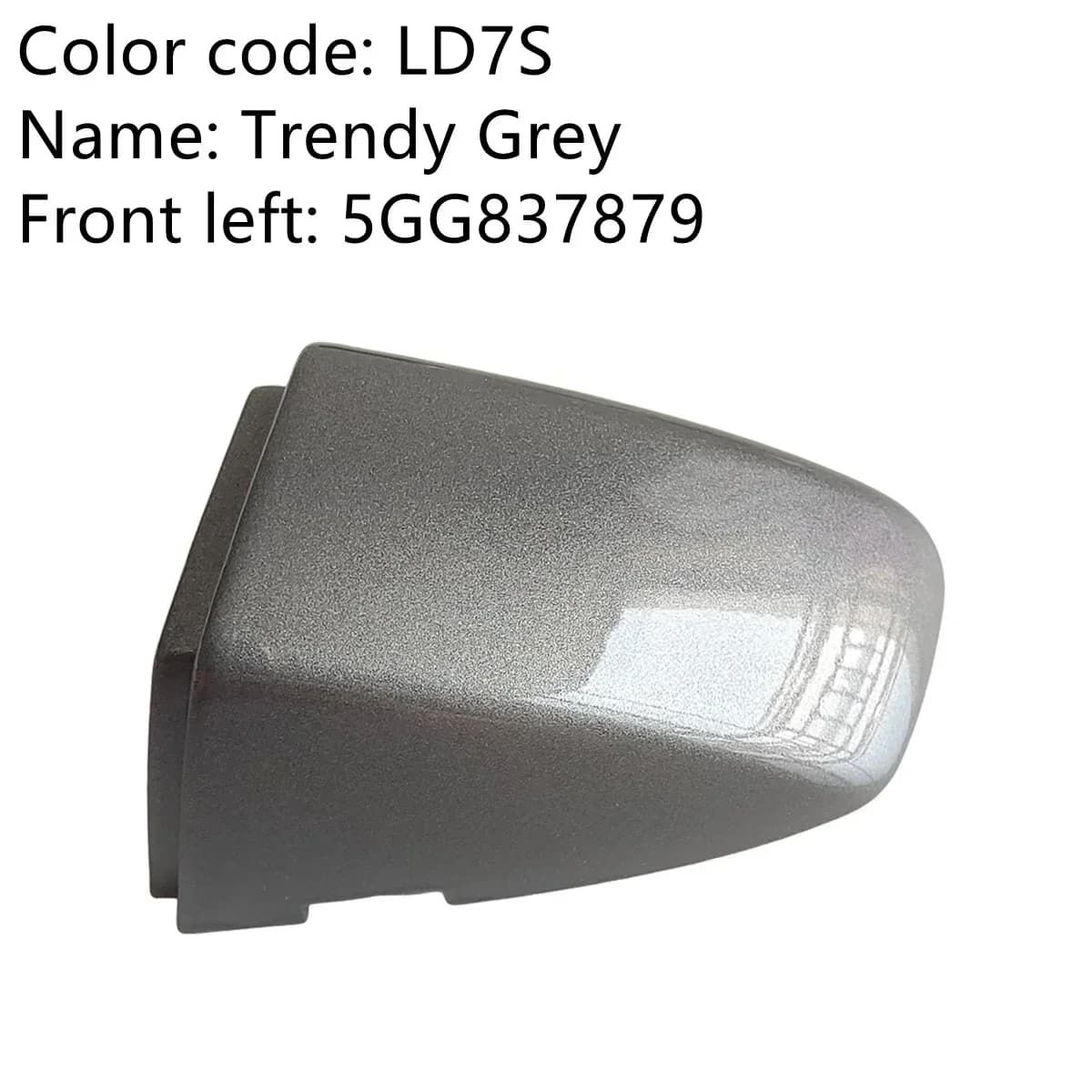 5G 1837879   Couvercle de capuchon de cylindre de serrure de poignée de porte avant gauche LHD, pour