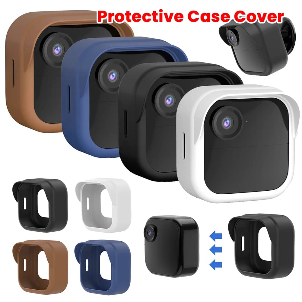 Housse de protection en silicone résistante aux intempéries pour caméra, étui de protection anti-ray