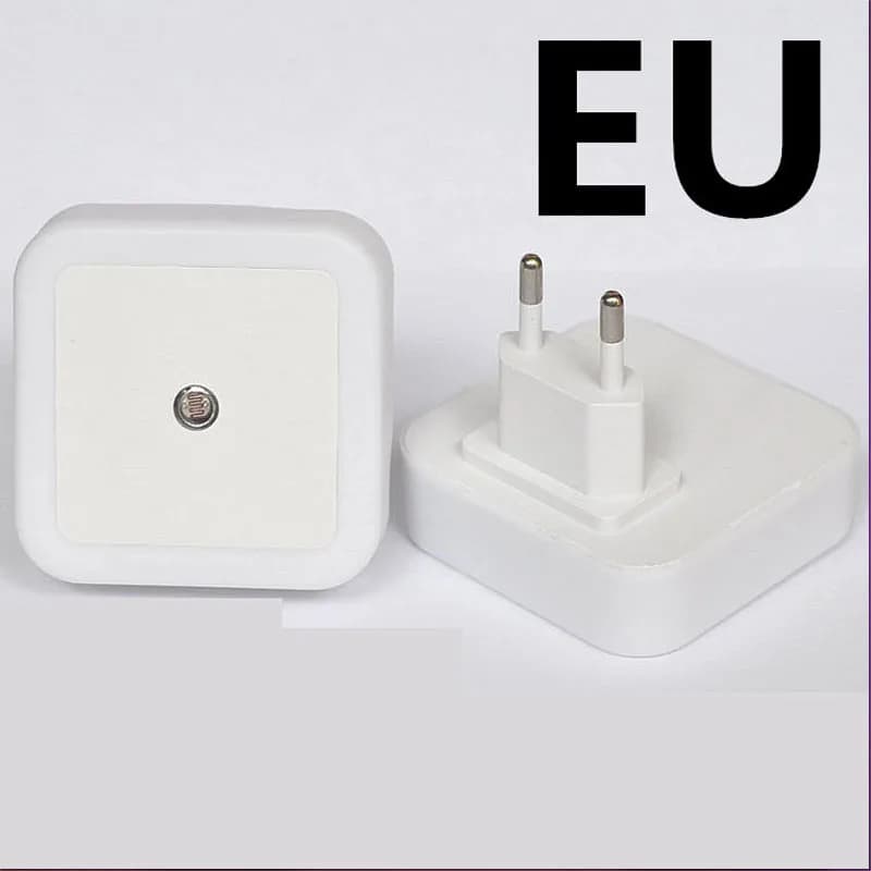 Veilleuse LED sans fil Mini mur mignon Plug-in capteur automatique lampe de chevet pour chambre cham