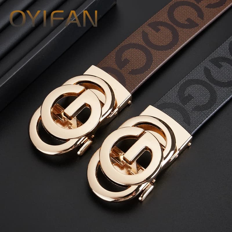 Ceinture de marque de luxe pour hommes ceinture automatique, ceinture pour hommes de créateur de mod