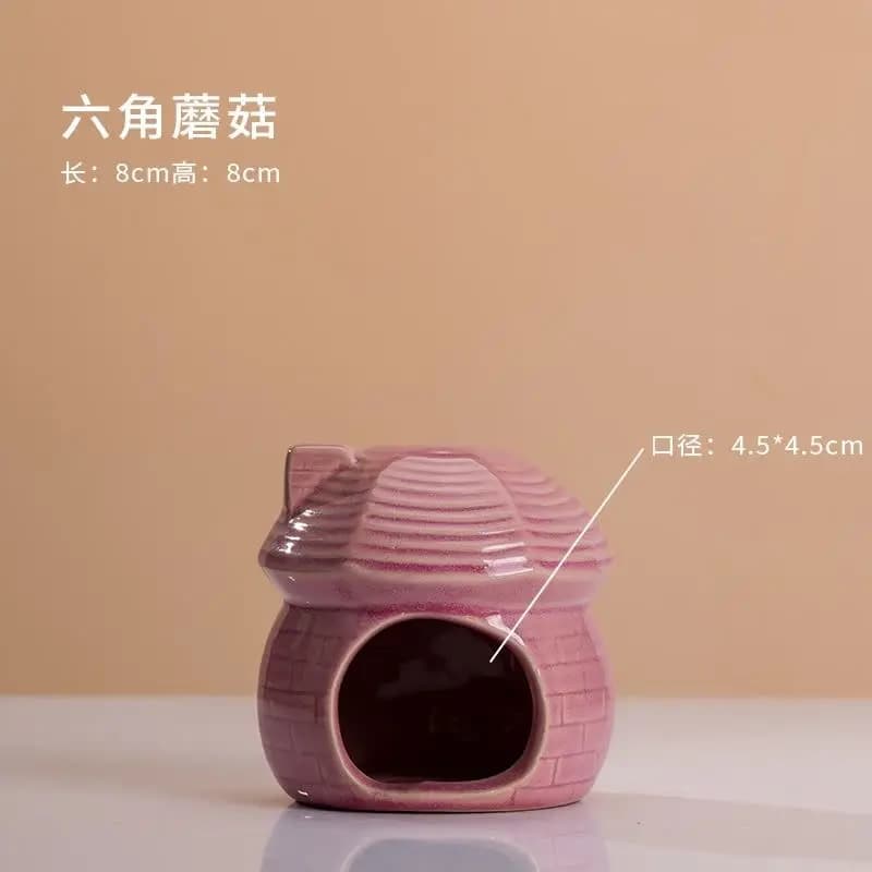 Maison en céramique pour Hamster, refroidissement quatre saisons, essentiel, usage quotidien, ours d