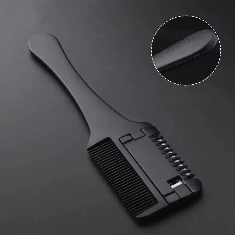 Peigne de coupe de cheveux, brosses à cheveux avec lames de rasoir, tondeuse à cheveux, outils aminc