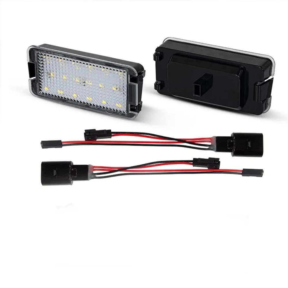 2 pièces sans erreur voiture numéro LED feux de plaque d'immatriculation pour Seat Ibiza 6L ab Arosa