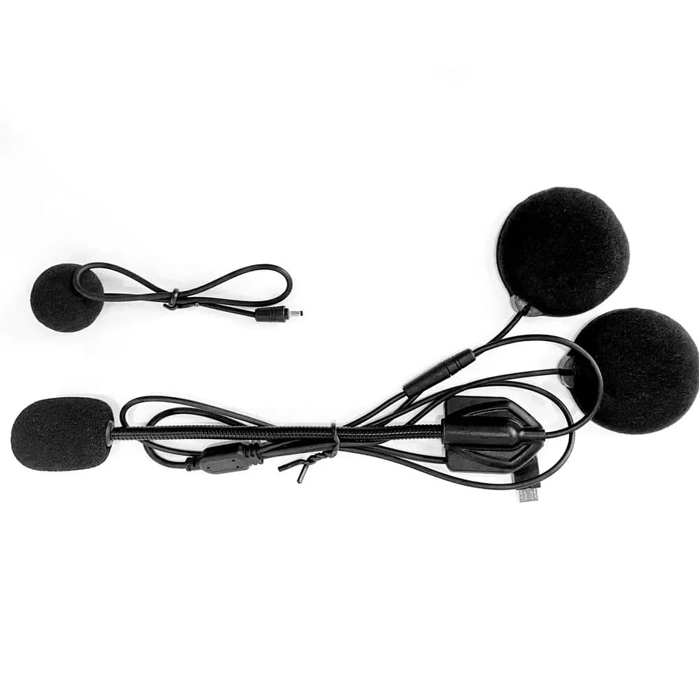 Pour Maxto M2 M3 M3S M2C Accessoires Casque Microphone 2 In1 Écouteur Costume pour Moto Complet/Visa