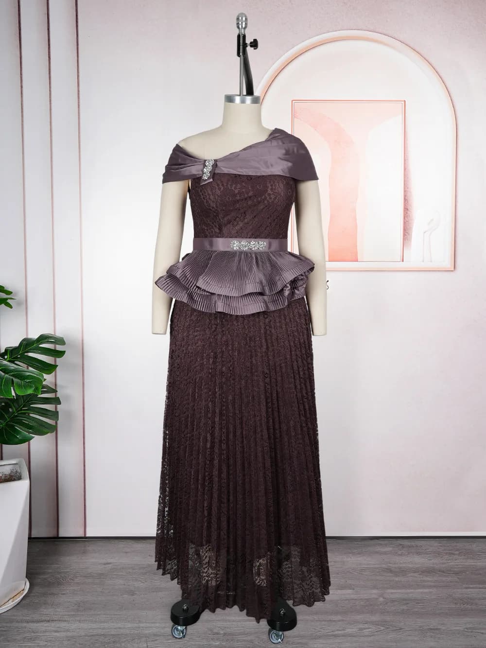 Robes longues élégantes pour femmes Printemps-Été 2026 – Robes plissées maxi pour mariage, soirée, b