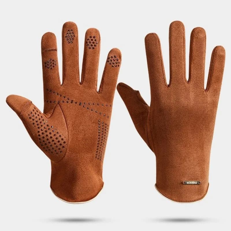 Gants chauds d'hiver pour hommes, cyclisme en plein air et conduite, gants épais et antidérapants po