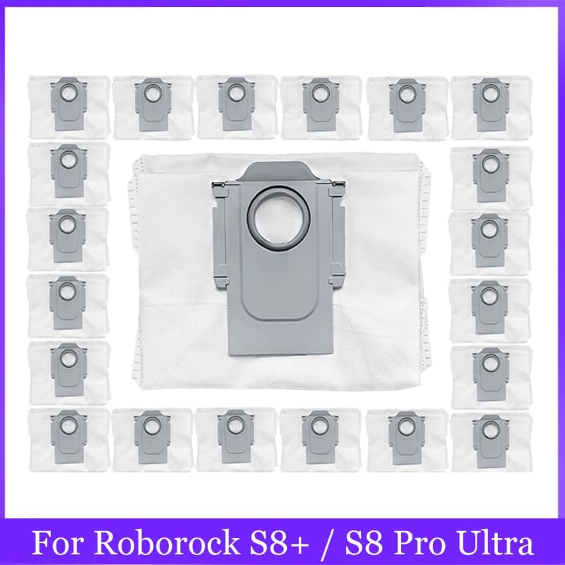 Sac à poussière de remplacement pour aspirateur Roborock S8 + / S8 Pro Ultra / S7 MaxV Ultra / S7 Pr
