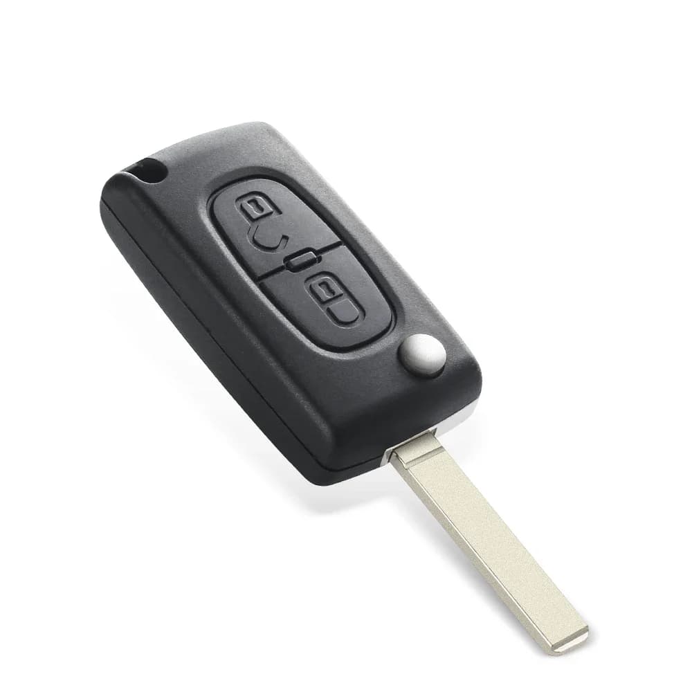 KEYYOU pour Peugeot Cle llave 207 307 407 pour CITROEN C1 C2 C3 C4 C5 Berlingo 433Mhz ID46 ASK FSK c