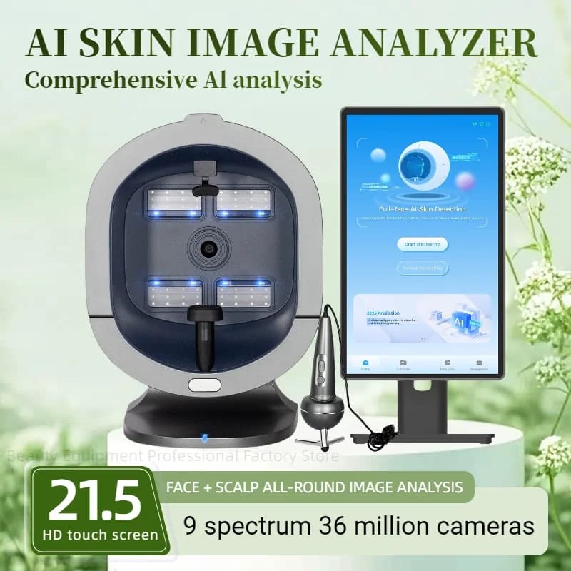 Appareil de scanner 3D IA portable avec caméra pour analyse faciale et cutanée, analyseur de peau Fa