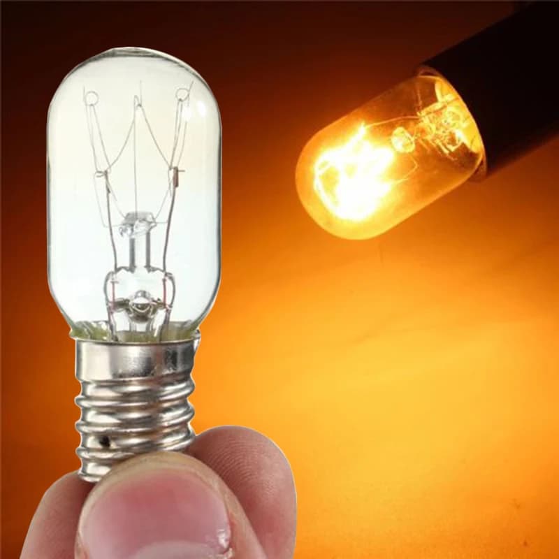20 pièces E14 lampe à sel Globe ampoule 15W réfrigérateur ampoule de remplacement four ampoules en v