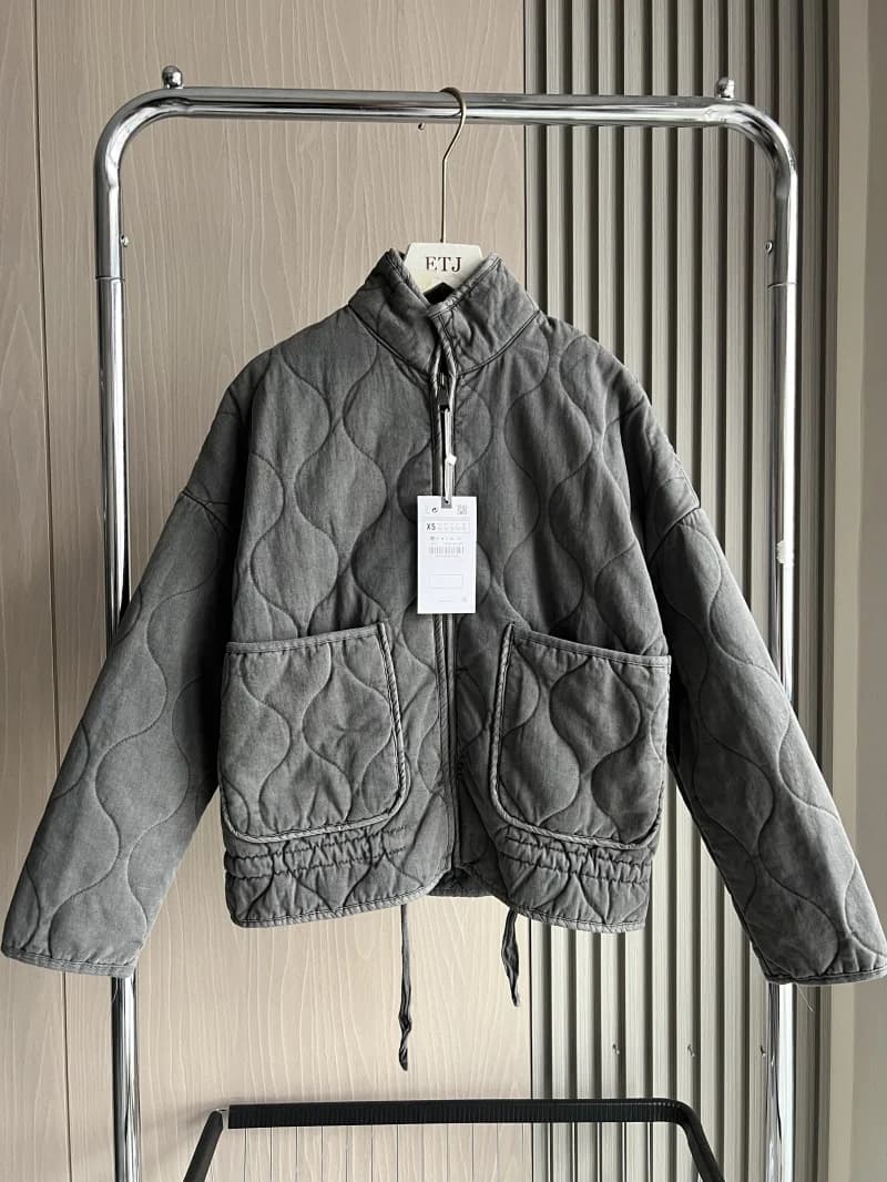 Manteau matelassé en polyester pour femme, nouvelle collection 2026, style vintage, en rayonne Lenzi