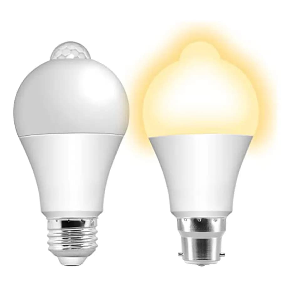 Ampoule LED avec détecteur de mouvement PIR, 220V, 110V, 12W, 18W, ampoule intelligente, marche/arrê