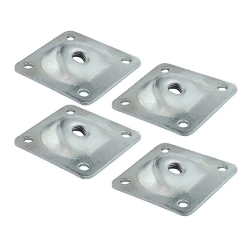 Fiosphdreams-Plaques de fixation pour pieds de meubles, support de pieds de table et de canapé, quin