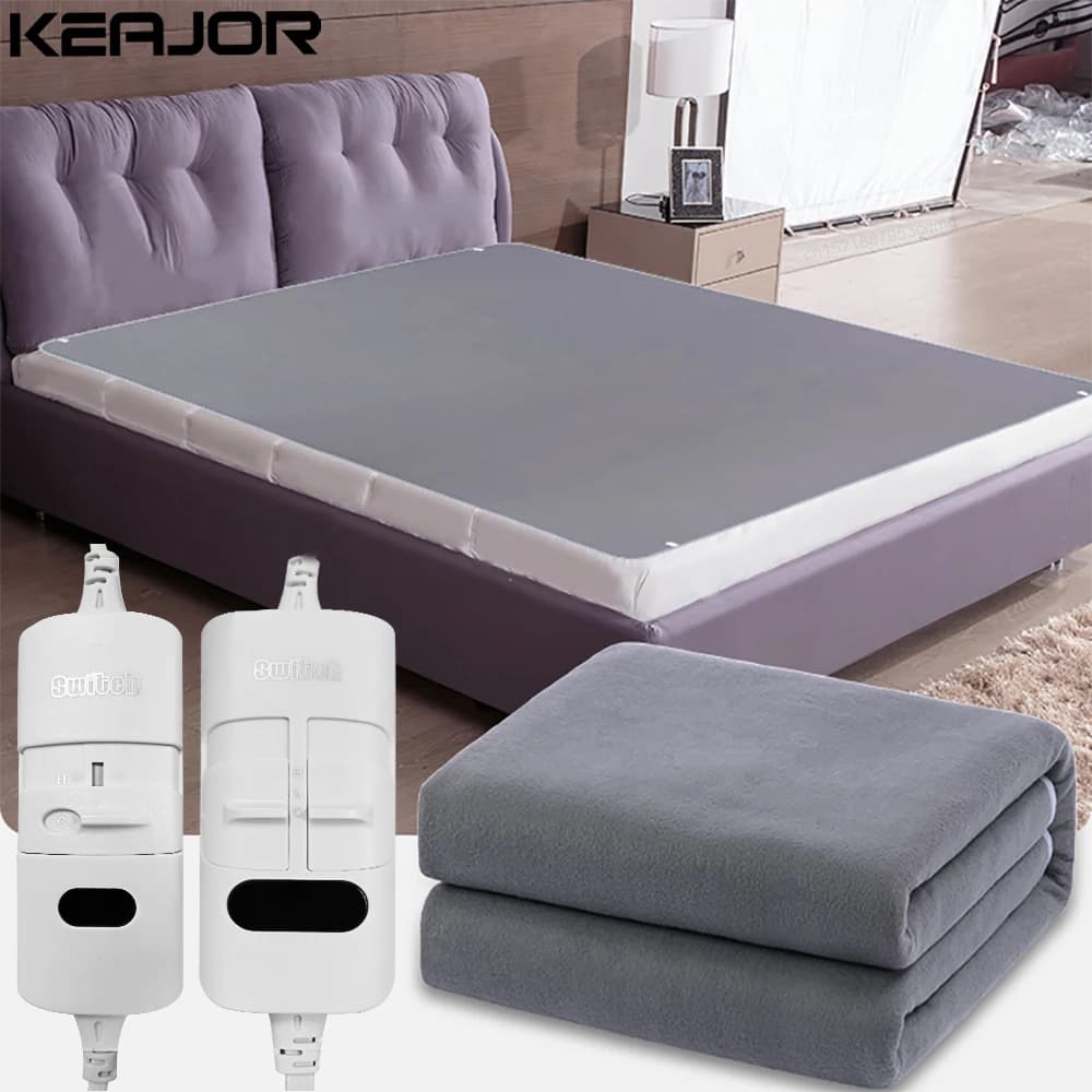 Couverture chauffante électrique pour chambre, couverture thermique, chauffe-corps, thermostat autom