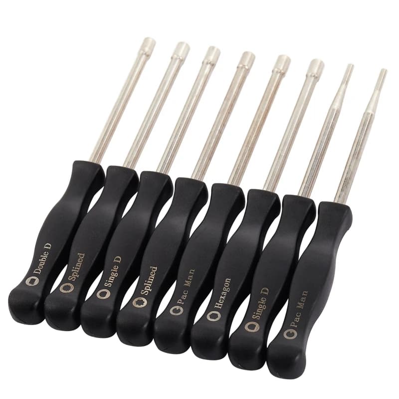 Kit d'outils de réglage de carburateur, tournevis, simple, hexagone D, double D, jeu de douilles hex