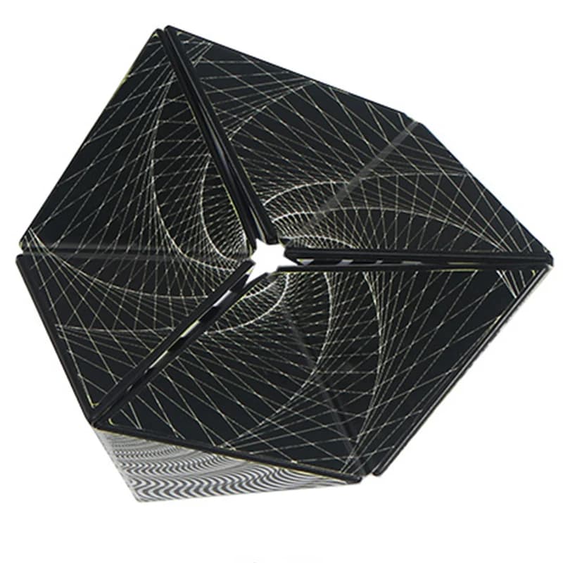 Cube magique 3D infini, Puzzle à rabat irrégulier, Vision Anti-Stress, bureau, Anti-Stress, Collecti