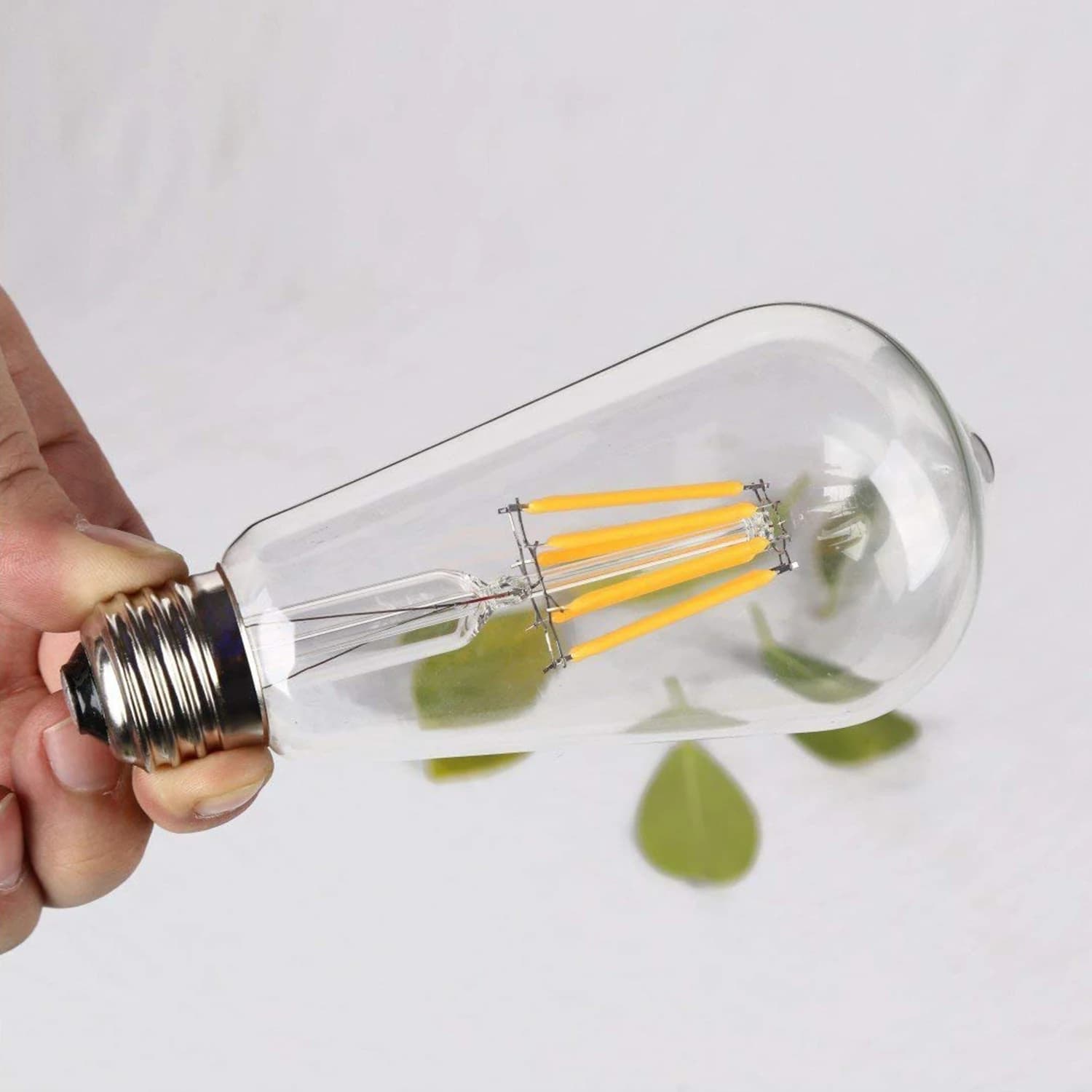 Ampoule à Filament LED Basse Tension, Blanc Chaud, Non Variable, Lampe Extérieure pour Ampoules Sola