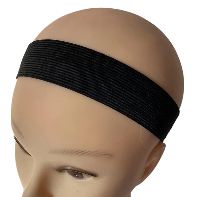 Bande élastique réglable pour bords de perruque, 1 pièce, bande de fusion en dentelle, enveloppe de 