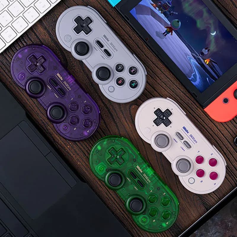 Manette de jeu Bluetooth 8Bitdo SN30 Pro, Joystick pour nintendo Switch NS 2 MacOS Android PC Steamo