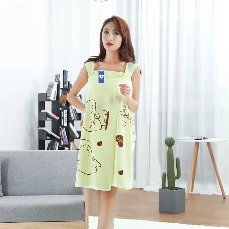 Serviette de bain portable Love Rabbit pour femme adulte, serviette de bain épaisse, serviette de ba