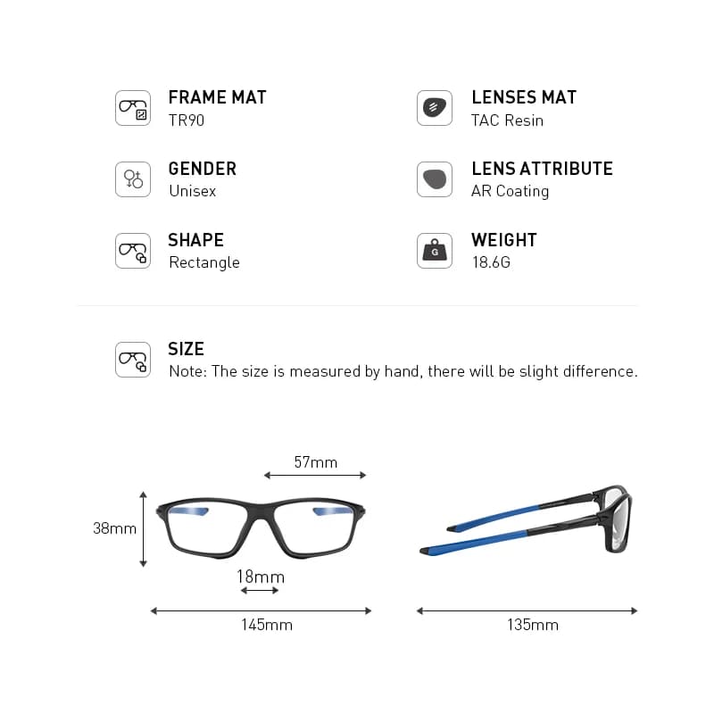 MERRYS DESIGN hommes Sport lunettes montures TR90 lunettes Sports de plein air Rectangle lunettes ca