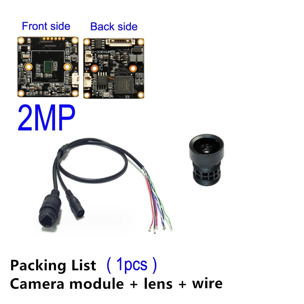 Module de caméra IP 1MP 2MP 3MP 4MP 720P, vente directe d'usine, PCB 32x32mm, Fuhan mini