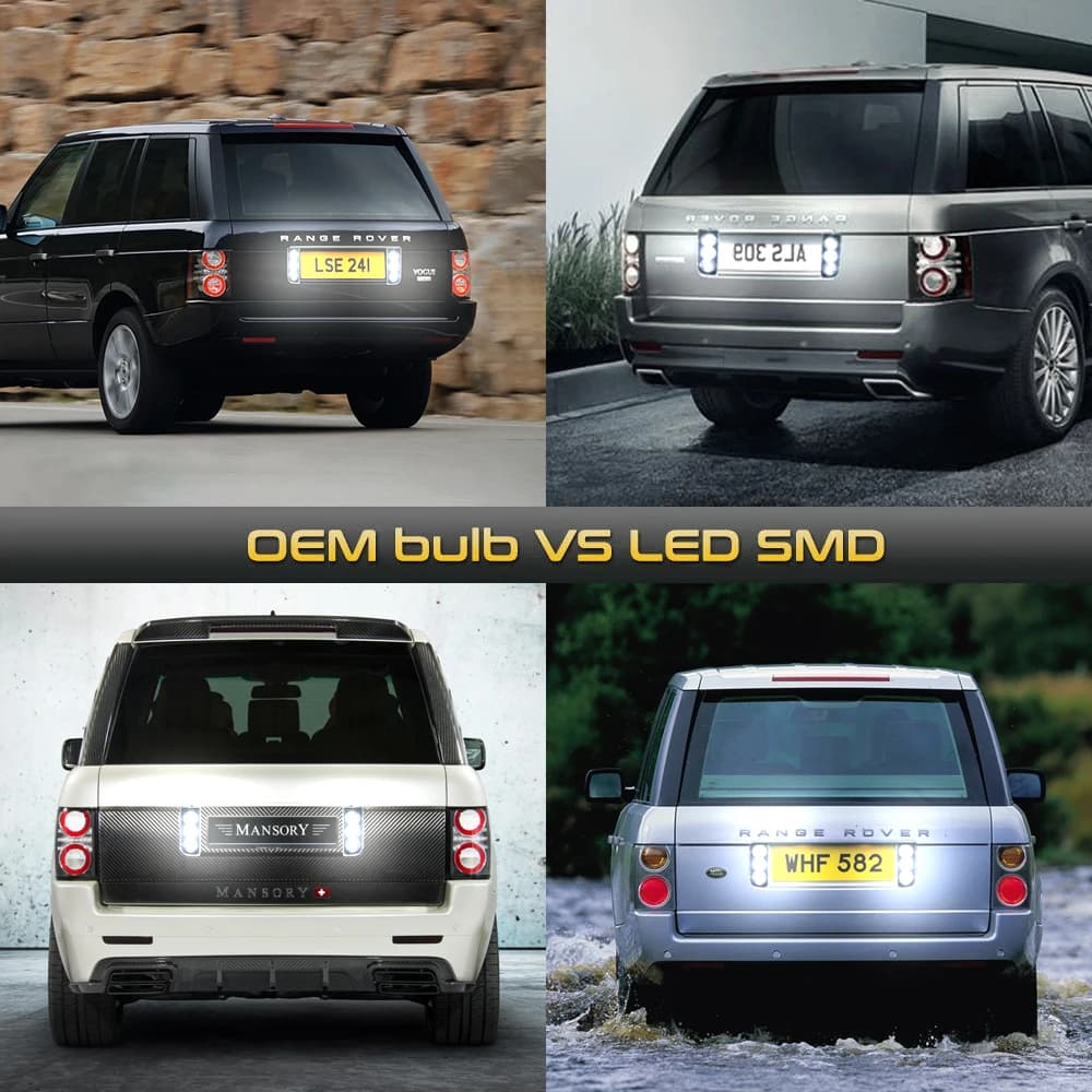 Feux de barrage de secours à LED pour Land Rover Range Rover L322, lampes de pare-chocs arrière, OEM