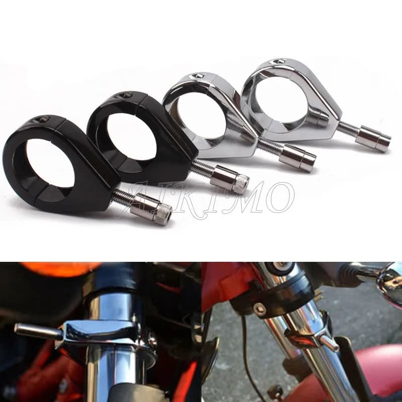 Support de relocalisation de clignotant de moto 39mm 41mm 49mm, support de pince de fourche pour Har